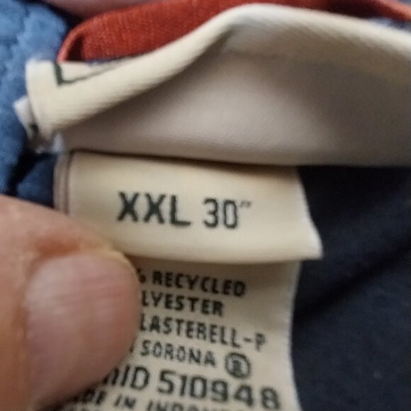 LL BEAN SIZE XXL 30" MULTISPORT NAVY BLUE ELASTIC WAIST PULL ON PANTS - Picture 13 of 16